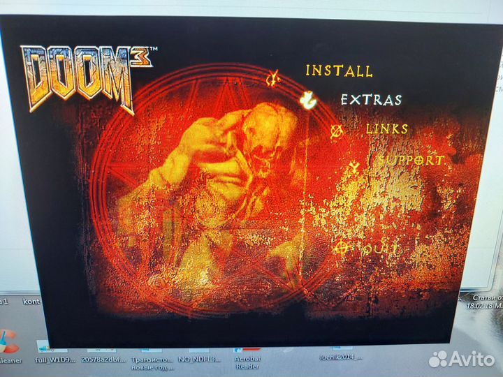 Компьютерная игра Doom 3 CD диск
