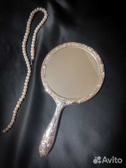 Винтажный посеребренный дамский набор новый Англия