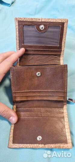 Кошелёк женский кобра натуральный