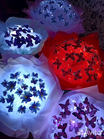 Букет из бабочек любых расцветок