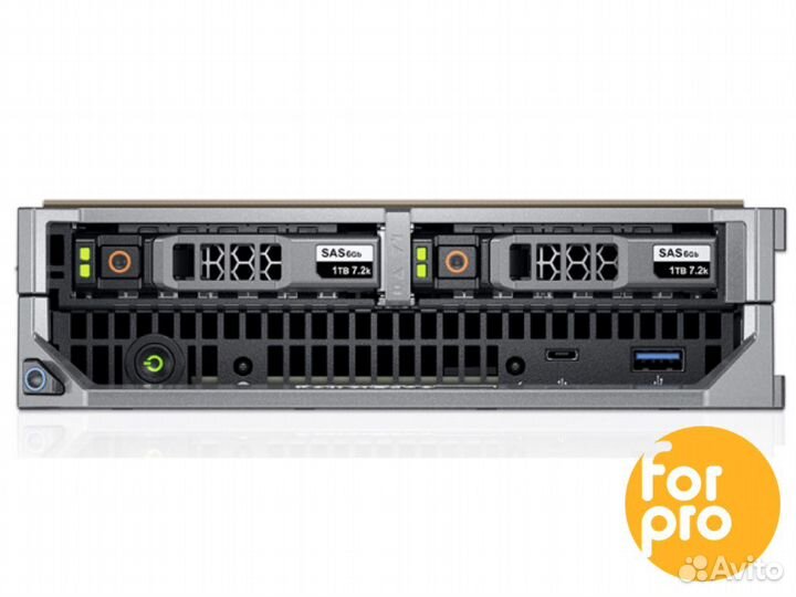 Лезвие dell M630 2xE5-2667v4 32GB, H330