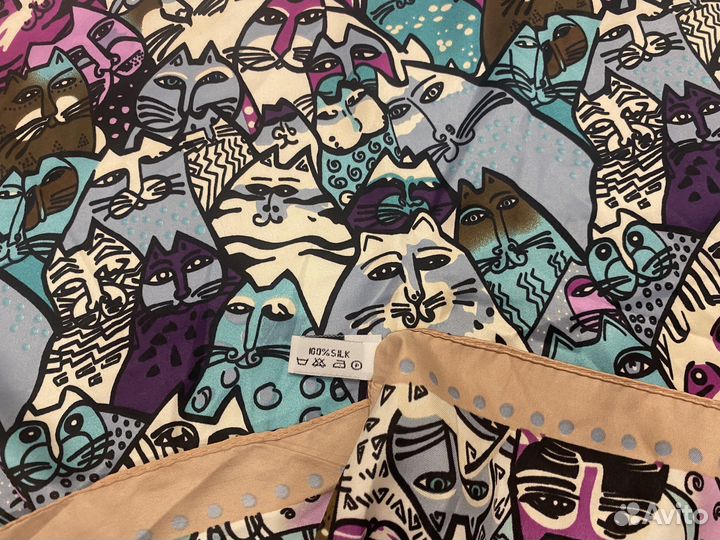 Платки шелковые новые