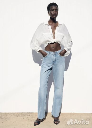 Zara новые джинсы regular fit