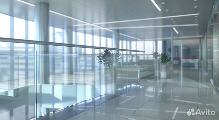 Лестница с реечным ограждением