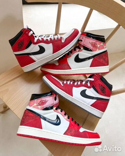 Кроссовки Nike AIR jordan 1 high OG spider MAN