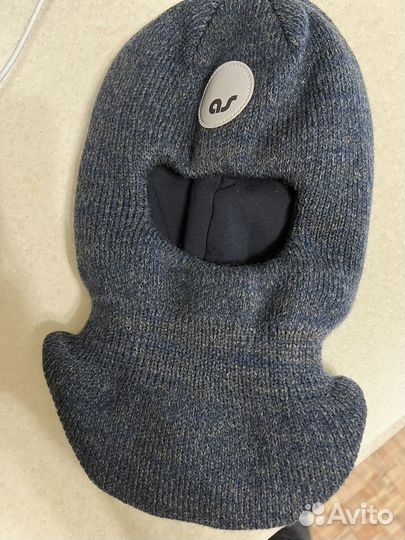 Шапка шлем детская