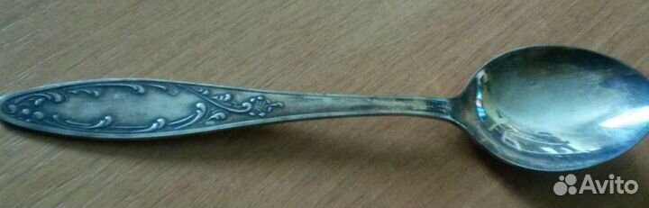 Ложки столовые СССР мельхиор 6 шт. в коробке мнц