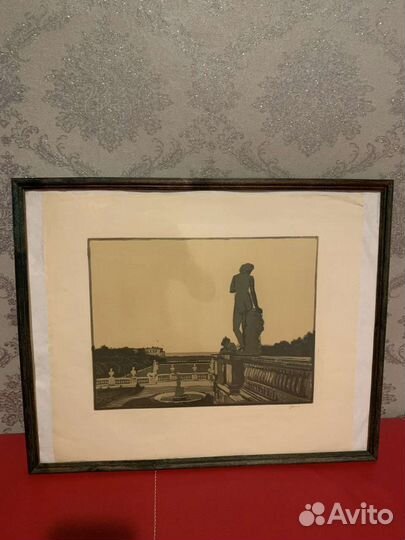 Авторская Линогравюра Снаткин С.А 