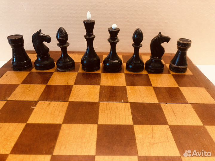 Шахматы деревянные СССР 1950 г. (017)