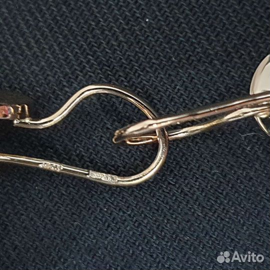 Серьги золотые 583 СССР