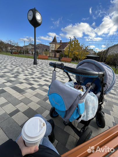 Детская коляска 2 в 1 Adamex Champion Alu