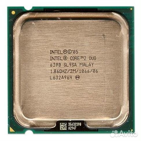 Процессоры Socket 775 Core 2 Duo 6300