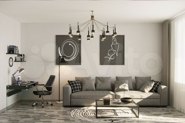 1-к. квартира, 45,7 м², 6/19 эт.