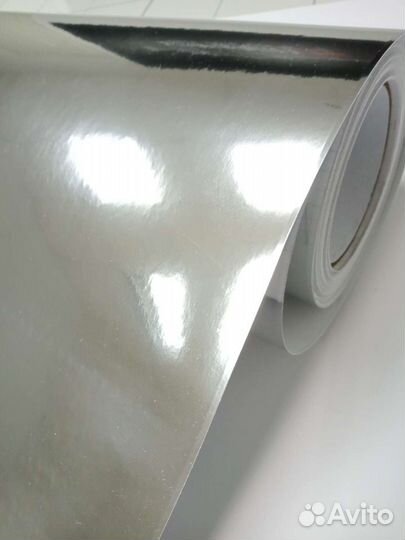 Автовинил плёнка хром зеркальный серебро