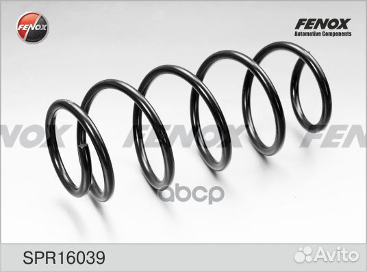 Пружина подвески перед прав/лев SPR16039 fenox