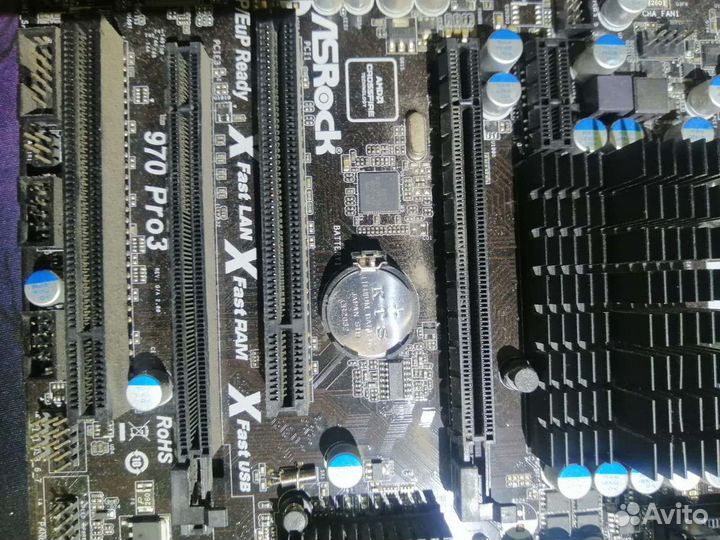 Материнская плата ASRock 970 pro 3 r 2.0 am3+ ddr3