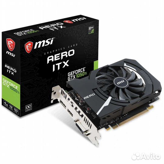 Видеокарта gtx 1050 ti 4gb msi