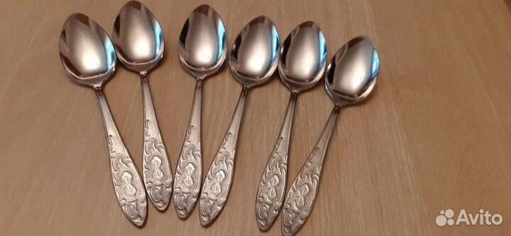 Десертные ложки набор нержавейка