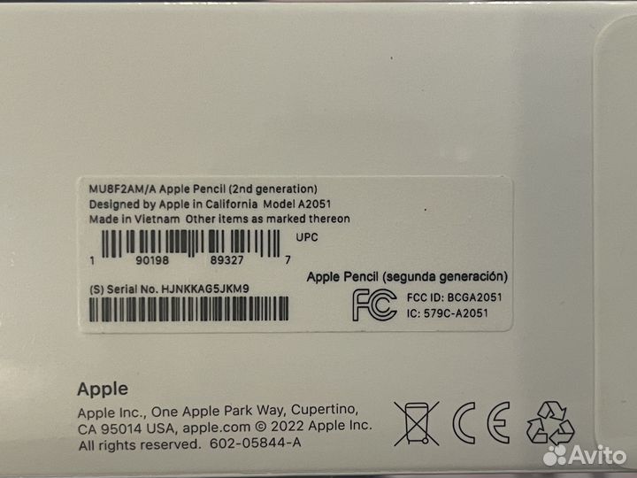 Apple pencil 2 generation новый new