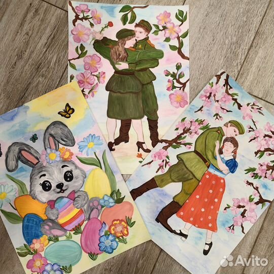 Рисунок А3 для школы и детского сада