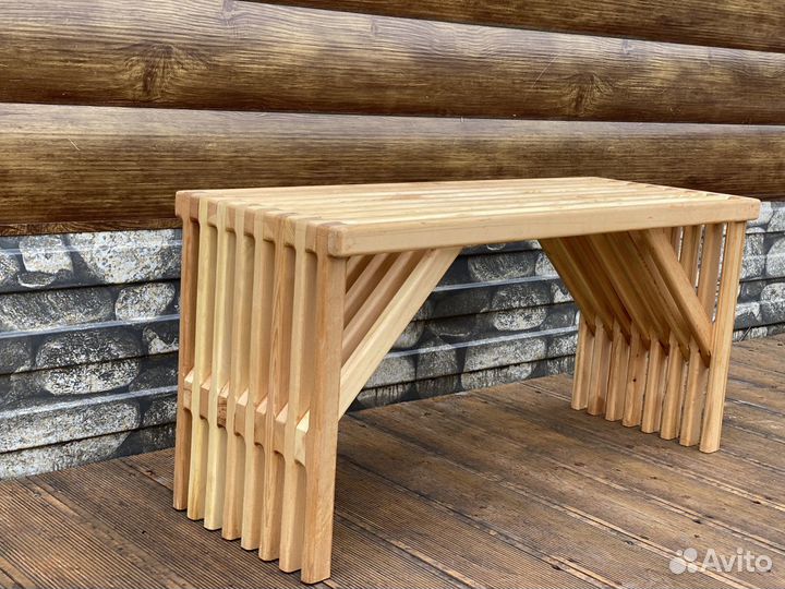 Лавка из кедра (Д*Ш*В) 900*330*430 мм