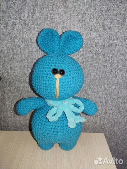 Мягкая игрушка заяц ручной работы