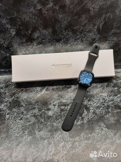 Часы apple watch 8 черные