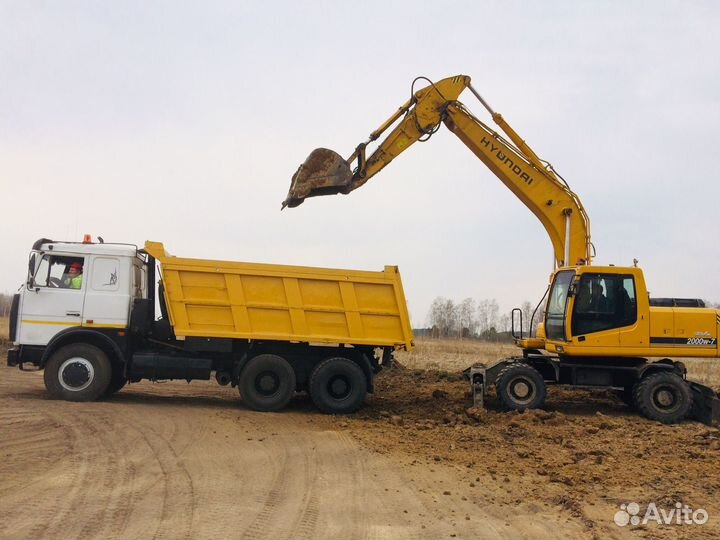Перегной гравий шлак песок глина земля