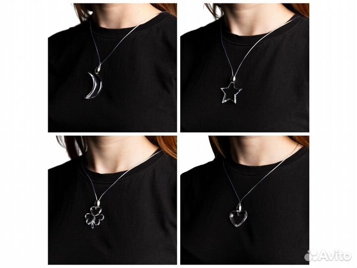 Светящиеся подвески, 60 см, мульти RGB свечение