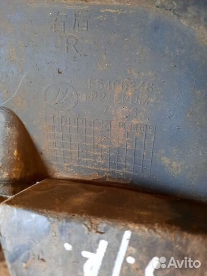 Брызговик задний правый Lifan Smily