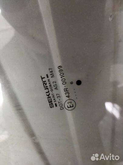 Стекло двери передней правое Citroen Jumper