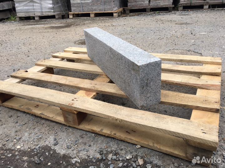 Камень бортовой гп4 (гранитный бордюр)