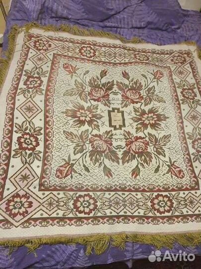 Скатерть гобеленовая с бахромой