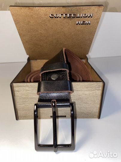 Мужской кожаный ремень
