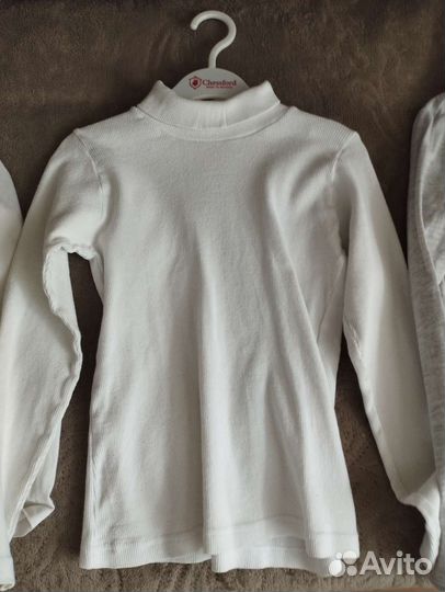 Блузки школьные, девочка 122-128