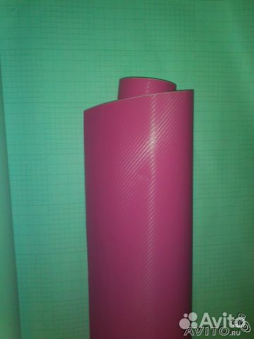 Виниловая пленка Carbon 3D Pink