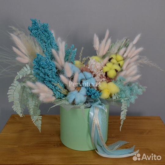 Букеты и композиции из сухоцветов в интерьер