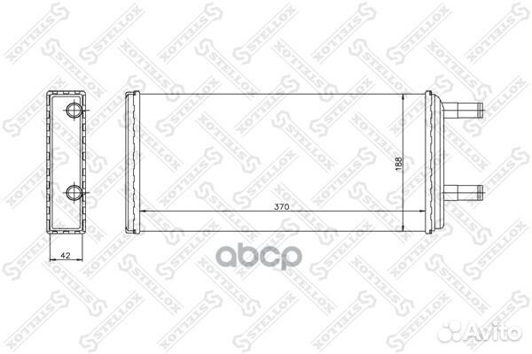 Радиаторы печкиstellox 1035233SX Stellox