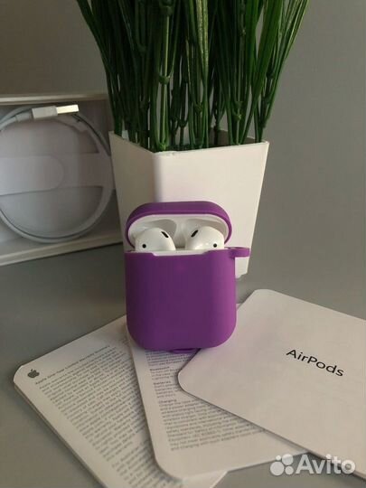 AirPods 2 Premium+ / Гарантия + Чехол