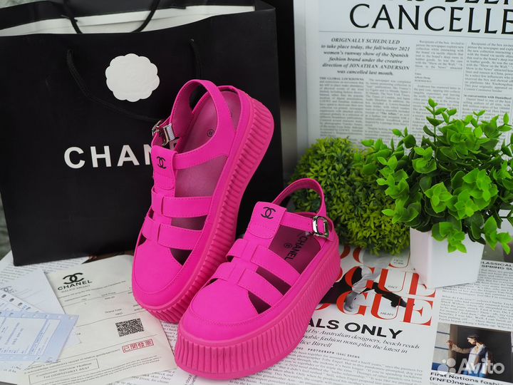 Босоножки chanel размеры от 36-41