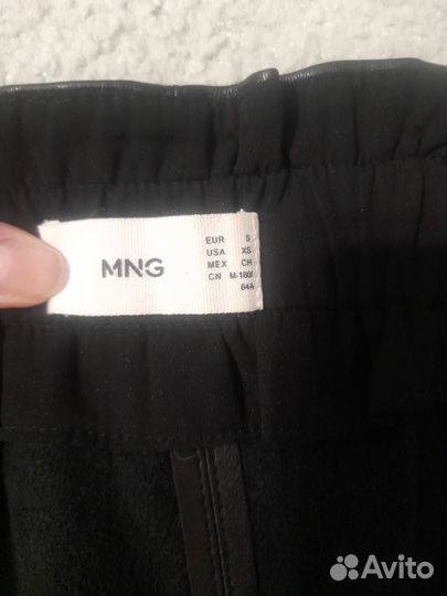 Юбка экокожа