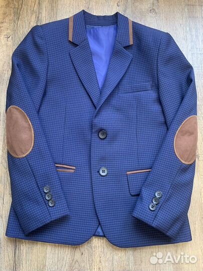 Брючный костюм тройка для мальчика рост 116-122