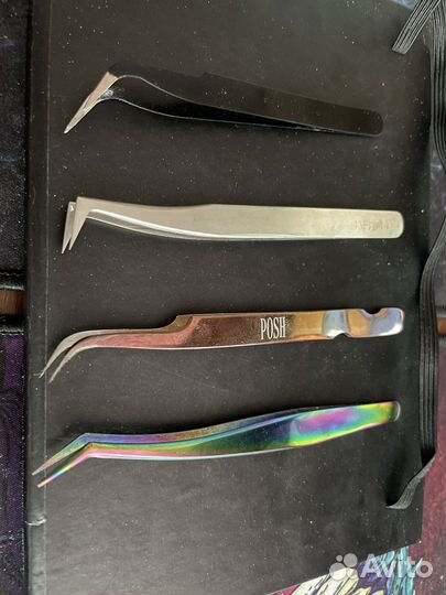 Пинцет для наращивания ресниц