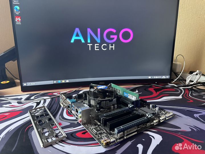 Комлект i3 6100+ материнская плата h110