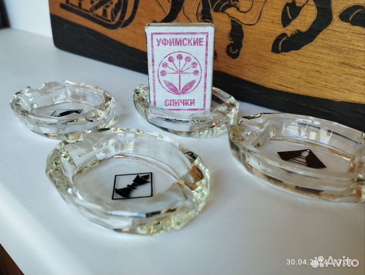 Стеклянные мини-пепельницы