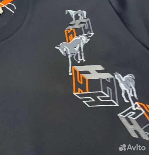 Футболка мужская hermes