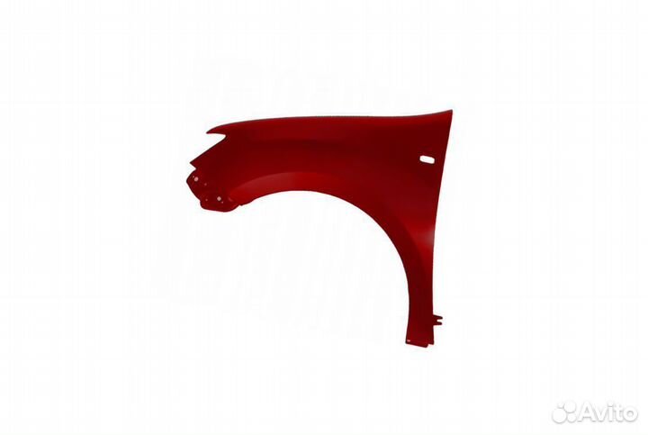 Крыло левое Renault Sandero 2 14-18 красный B76