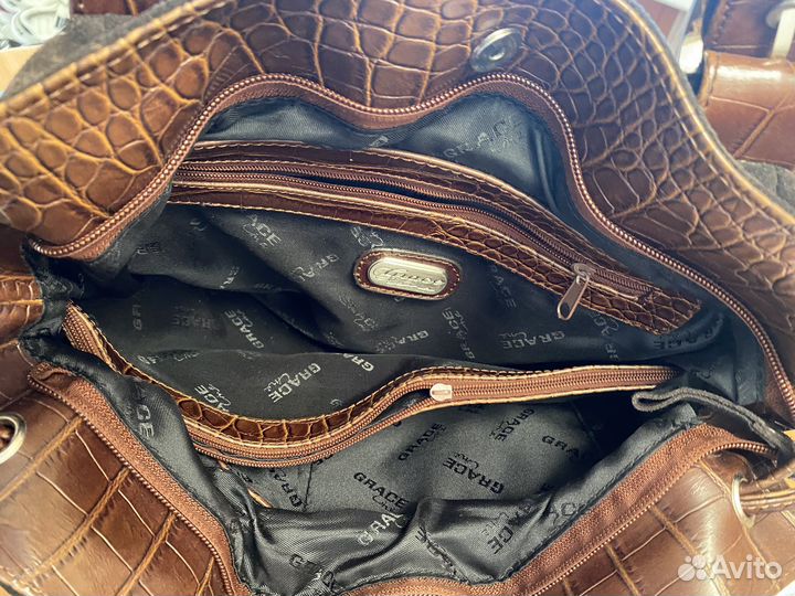Сумка нат.замша, кожа Grace