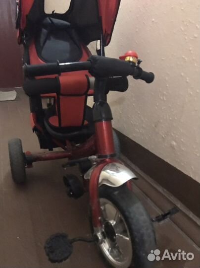 Велосипед с родительской ручкой