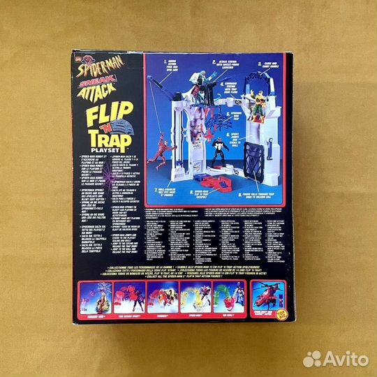 Плэйсет Flip'n Trap Spider-Man Toy Biz Marvel